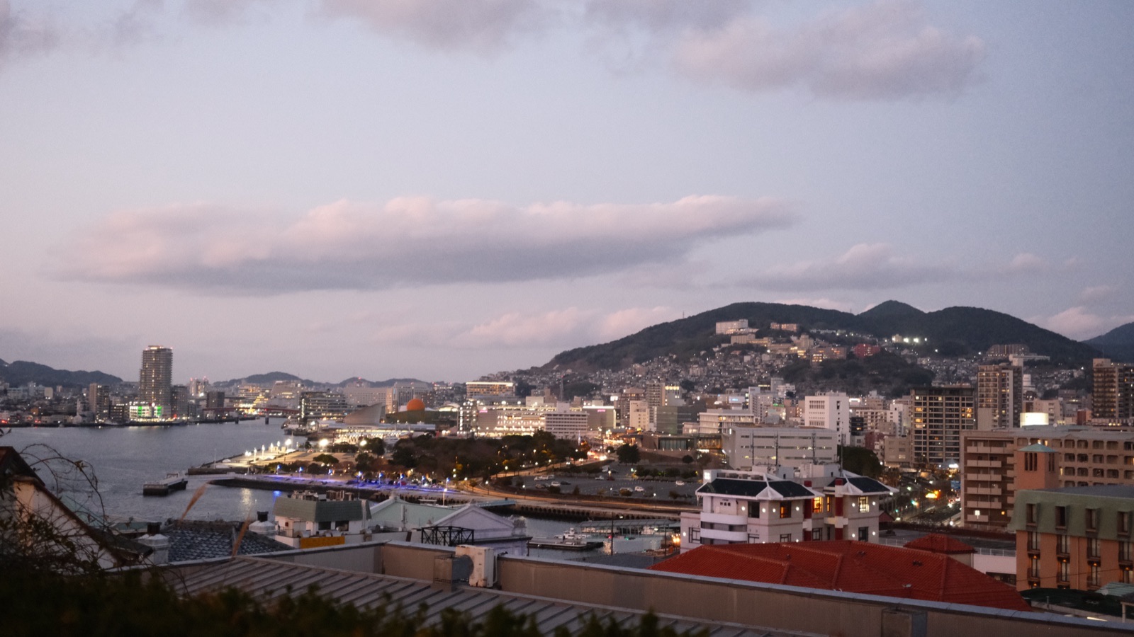 長崎市の夕焼け